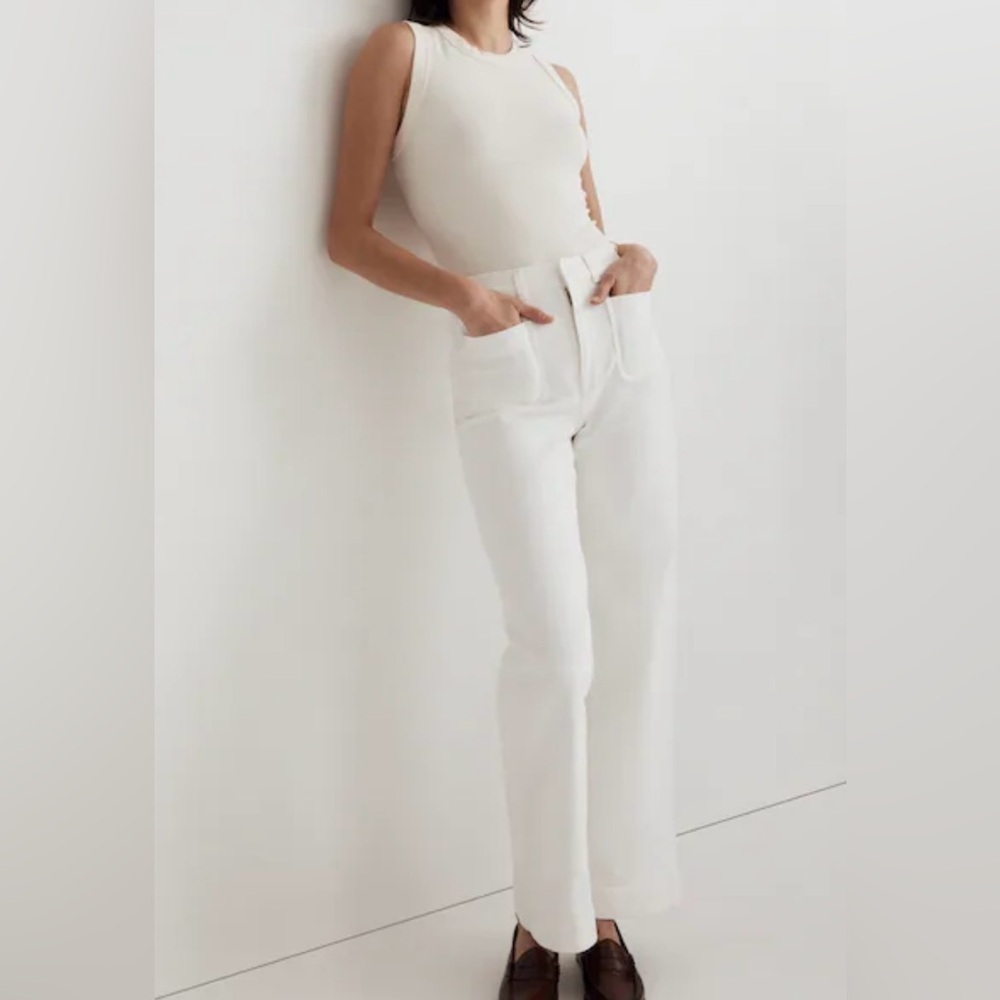 Madewell Classic White Pants